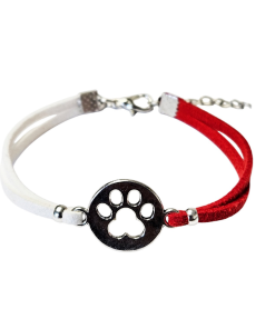 Martisor Bratara Labuta, din piele intoarsa eco lucrata manual by Wild Bracelets