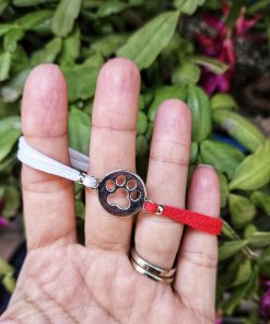 Alternative view of Martisor Bratara Labuta, din piele intoarsa eco lucrata manual by Wild Bracelets