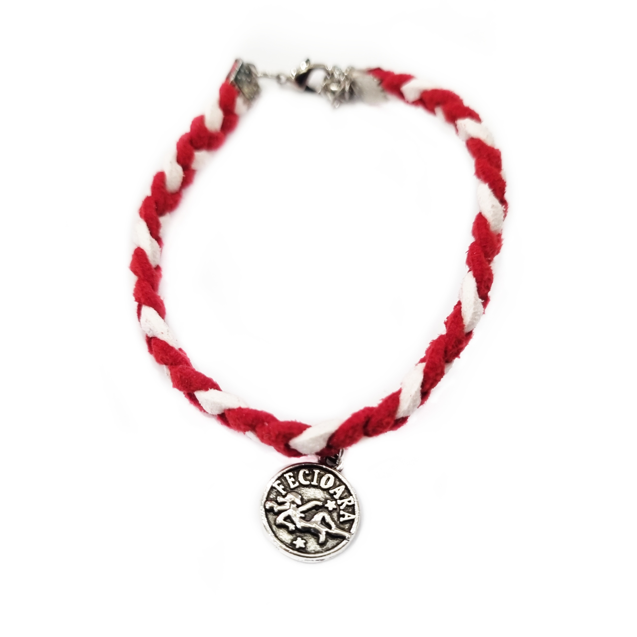 Martisor Bratara Zodia Fecioara, din piele intoarsa eco impletita lucrata manual by Wild Bracelets