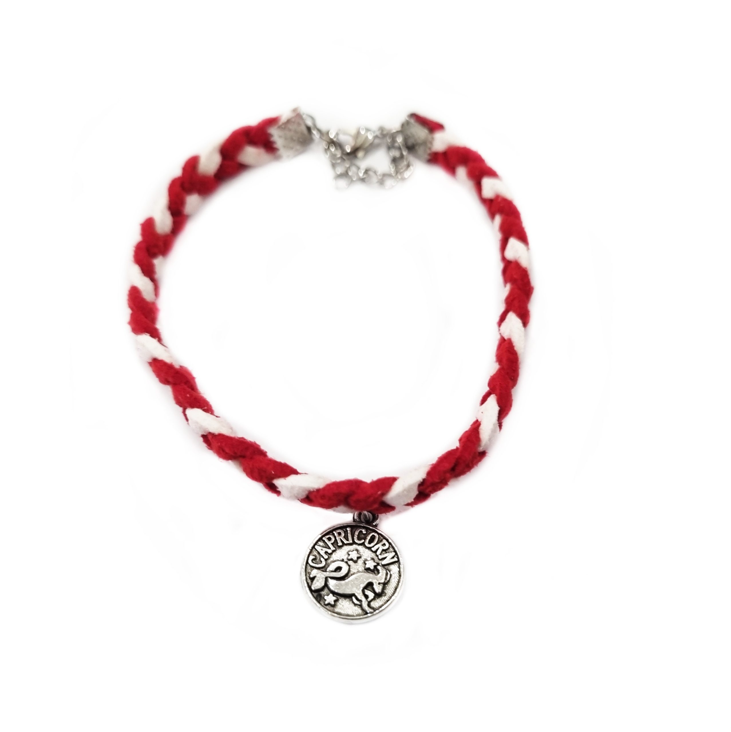 Martisor Bratara Zodia Capricorn, din piele intoarsa eco impletita lucrata manual by Wild Bracelets