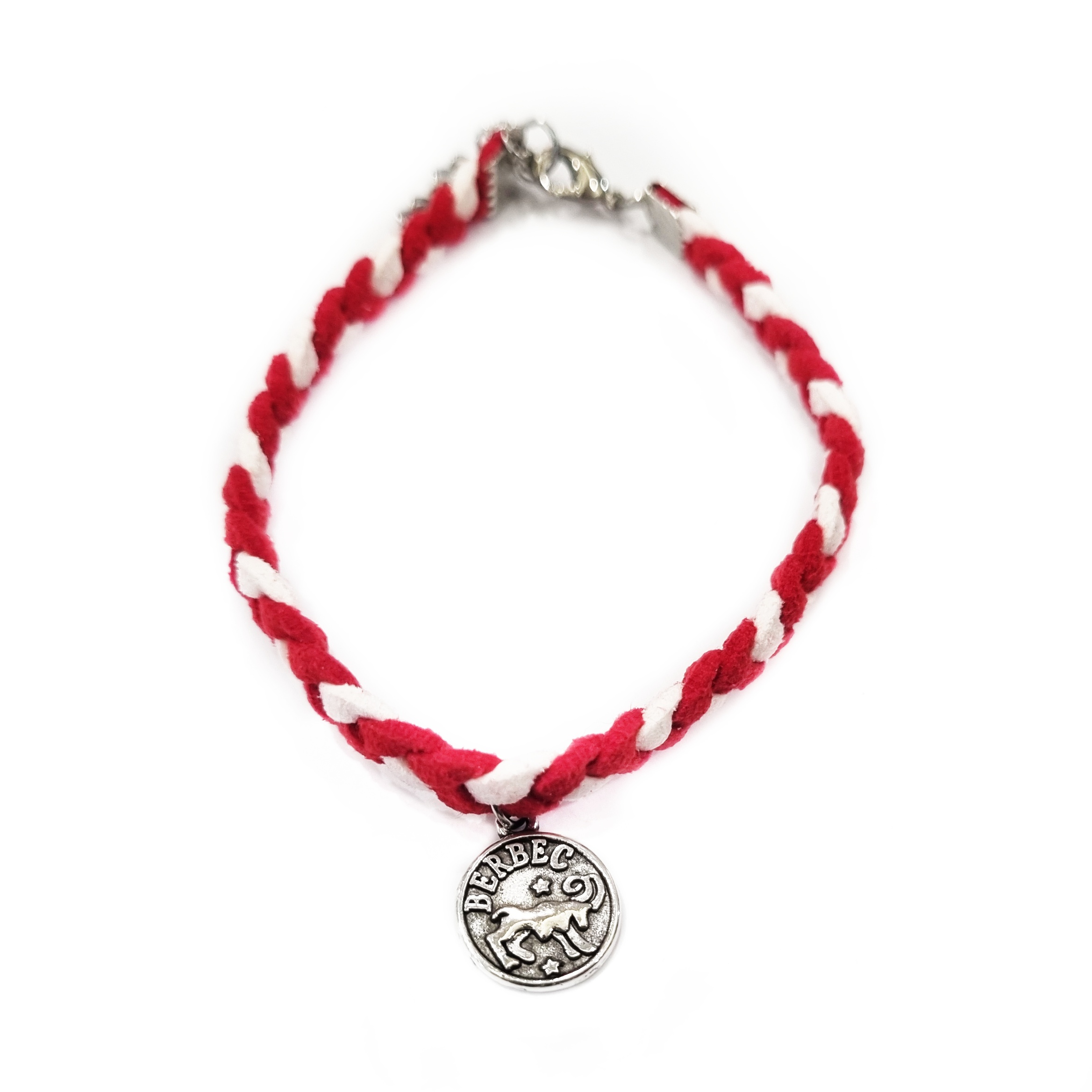 Martisor Bratara Zodia Berbec, din piele intoarsa eco impletita lucrata manual by Wild Bracelets