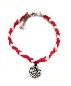 Martisor Bratara Zodia Sagetator, din piele intoarsa eco impletita lucrata manual by Wild Bracelets