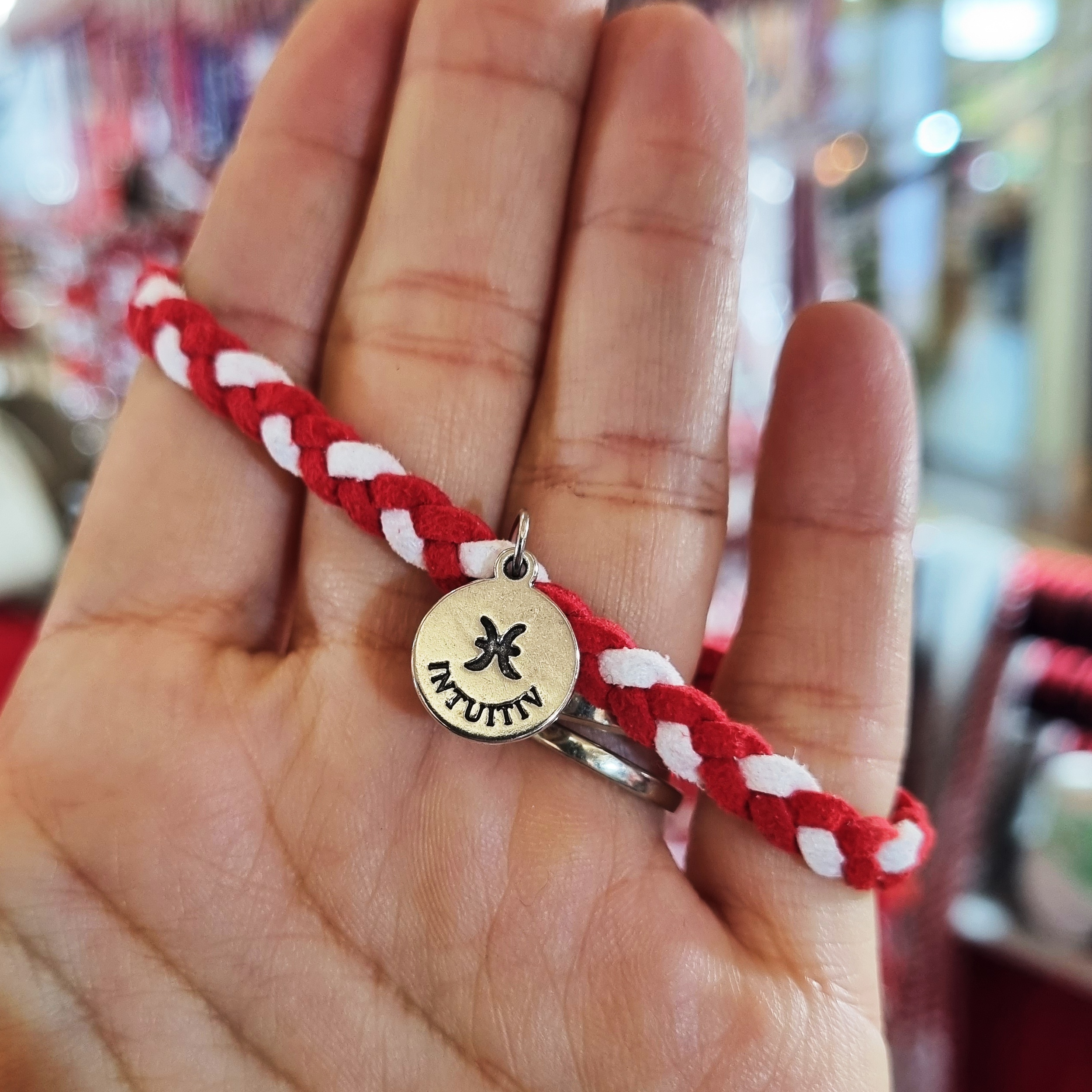 Martisor Bratara Zodia Pesti, din piele intoarsa eco impletita lucrata manual by Wild Bracelets - imagine 3